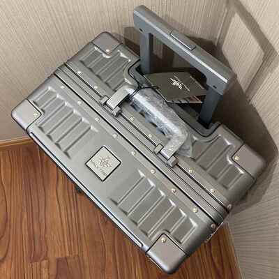 高档玖2索行李ins网红新款26寸子女铝框万向轮拉杆密码旅行箱24/0