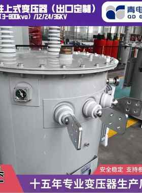 DM-100kva/7.62-13.2/120-240V 菲律宾 墨西哥单相圆筒柱上变压器