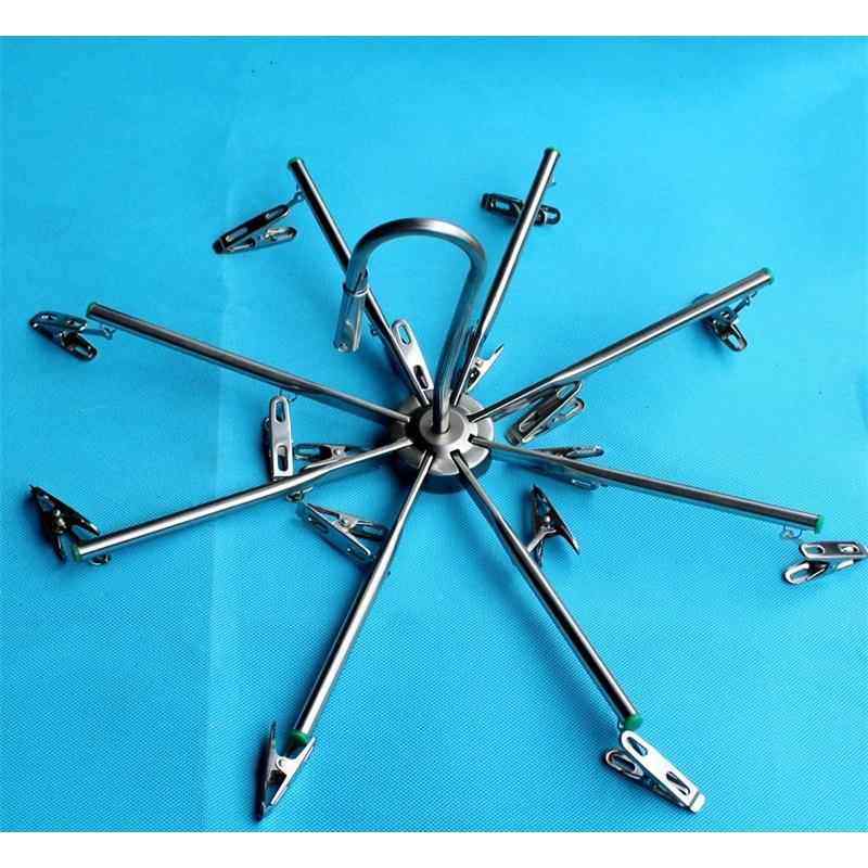 不锈钢折叠晾晒衣架袜架圆形伞型方型防风毛巾夹婴儿晒衣架内衣架,收纳整理,金属衣架,淘宝优惠券,粉丝福利购,淘宝优惠卷