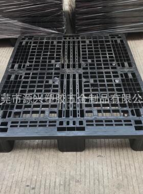 RET静电叉车储地台板**mm可加防厚加高黑色仓塑料托盘