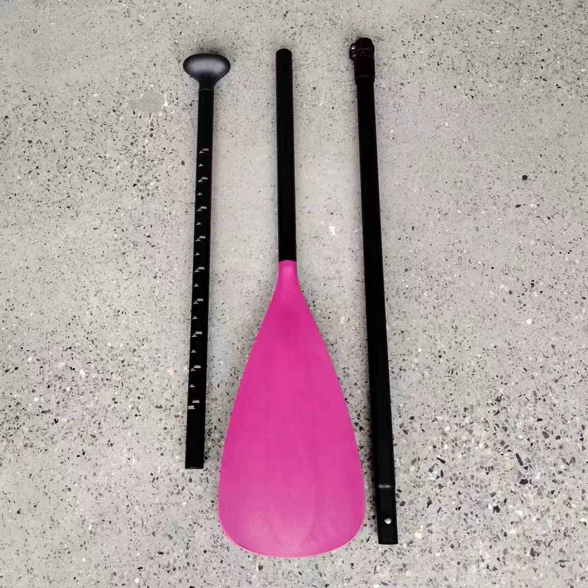 厂家直供可调节冲浪板船桨 铝合金三节单头桨sup桨划板桨浮水