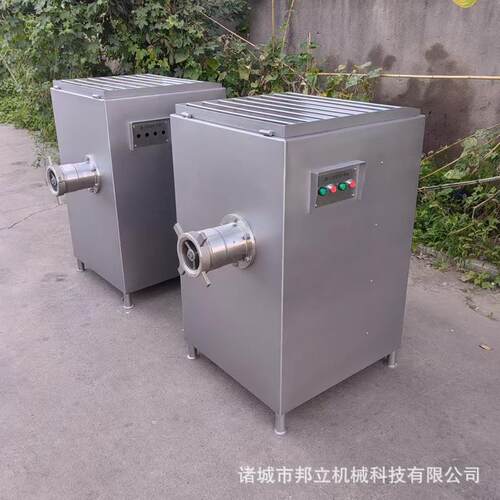 大型绞肉机商用大功率冻肉鲜肉绞肉机鸡骨架鱼碎肉猪肉灌肠绞碎机