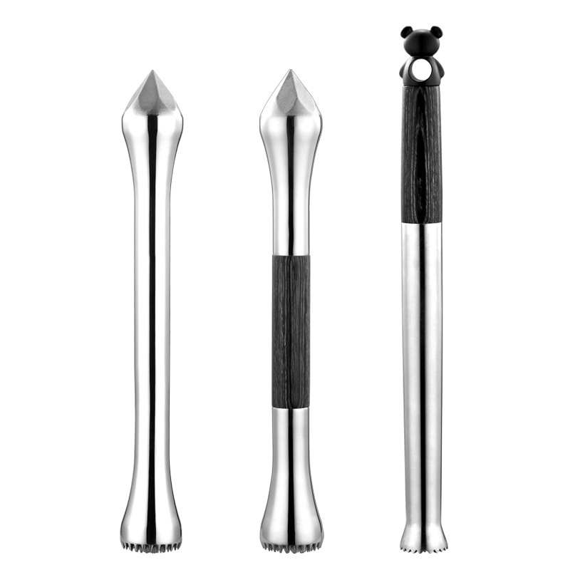 304不锈钢碎冰棒水果捣汁棒柠檬压汁棒奶茶店捣冰棒鸡尾酒凿冰锤