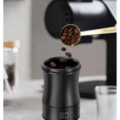 高精度咖啡带称接粉杯器手冲意式接落粉器便携高档简约小型电子秤