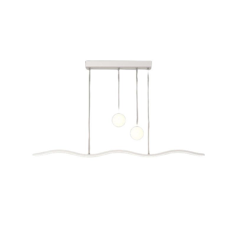 2025极简红艺术餐厅吊吧灯现代简约创意网设计师厅餐桌饭台长条灯