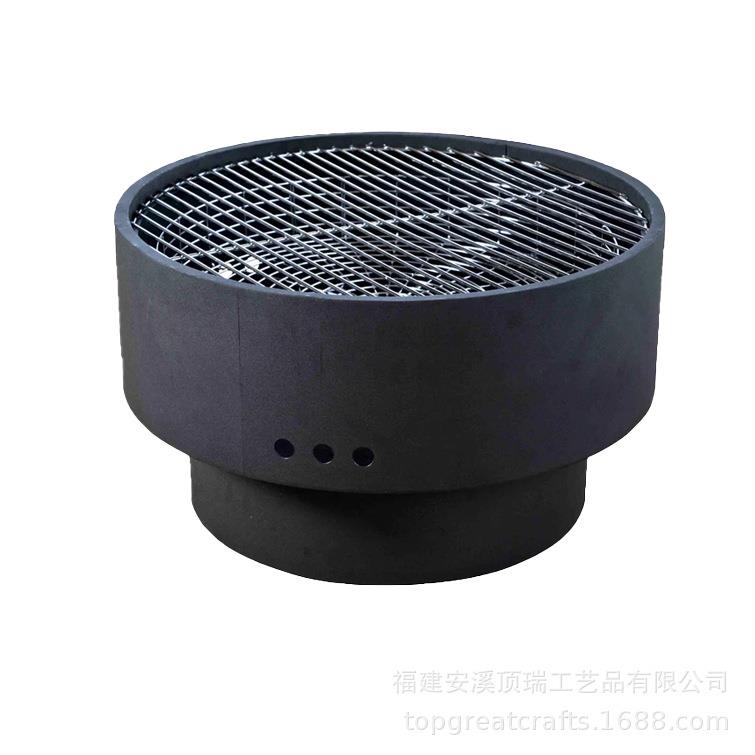 大量出售钢铁火坑火盆户外取暖炉柴火炉烧火坑野外露营专用火炉