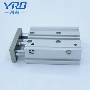 三轴2三杆气缸m无品牌 gpm32x10x20x5xP30薄带导杆气缸MGL32型