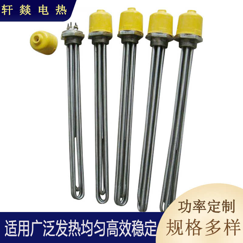厂家直供 电加热管 大功率加热管 高温蒸汽加热管法兰加热器
