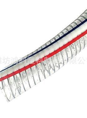 大口径透明钢丝管大口径透明pvc钢丝管排污水管 150 200 252mm8寸