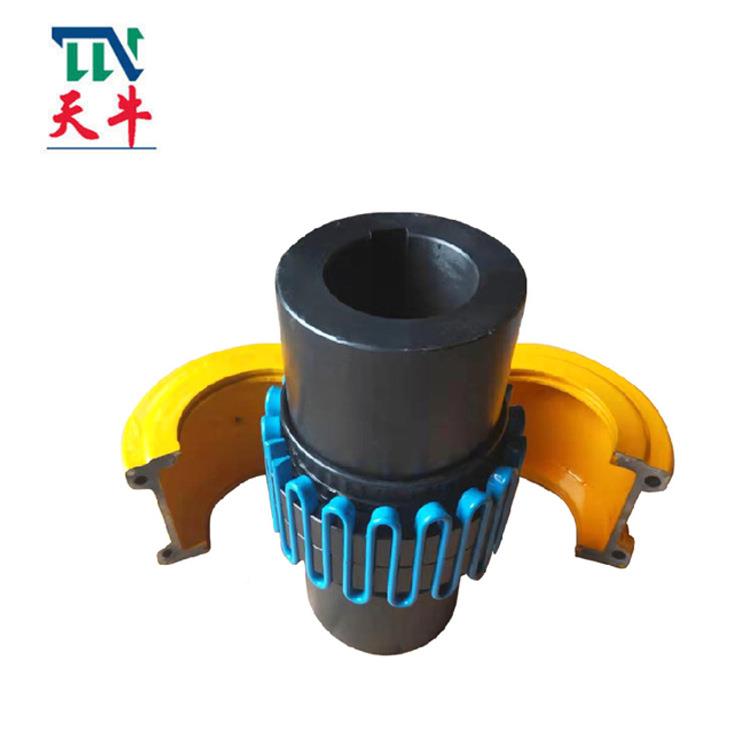 AXC供应 带金罩壳 器蛇形弹簧联轴 JS22风机铝用合联轴器