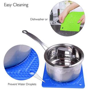 Silicone Pot Holder, jar Opener,spoon Rest and Garlic Peeler