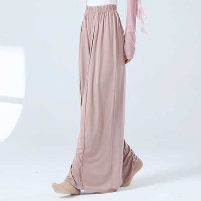 高垂现代舞筒直古典舞感瑜伽舞蹈裤阔四季裤服男女腿新款裤练功腰