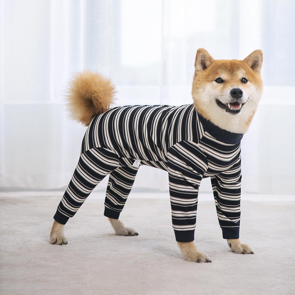 大狗衣服中小型狗狗四脚衣家居服长袖全包肚宠物绝育服防掉毛春秋