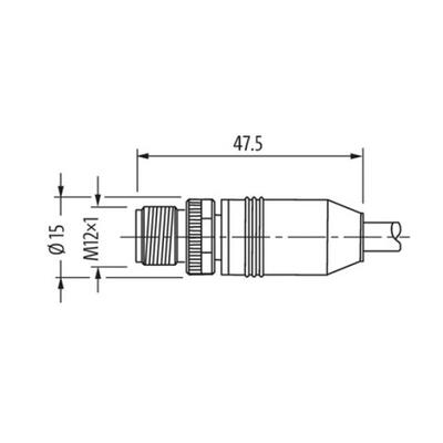 Murr/穆尔7000-40021-8620100/线缆连接线缆低压电力电缆备用电缆