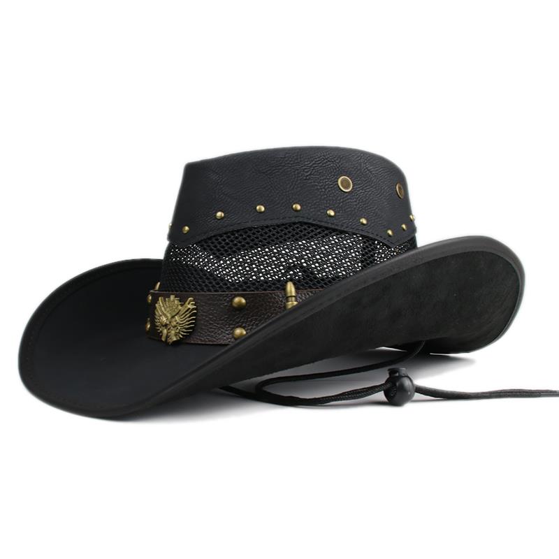 Double Gun Belt Leather Riding Hat 双枪皮带骑马沙滩帽