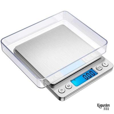 天晟i2000料理秤烘焙称0.01g高精准度秤不锈钢电子秤家用小型料理