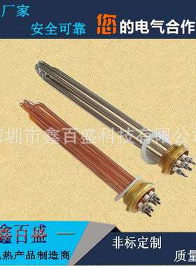 380V6KW/DN50导热油工程空气能发热管 水箱锅炉加热管 蒸汽加热棒