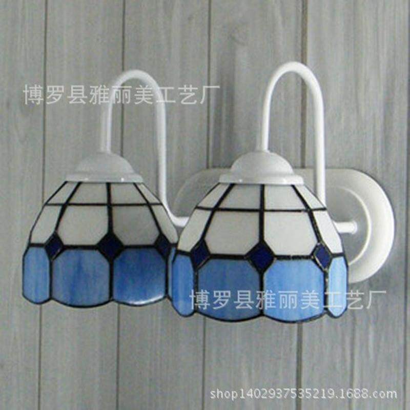 宝华蒂凡尼灯具灯饰客厅餐厅儿童房卧室灯蓝色简约地中海壁灯