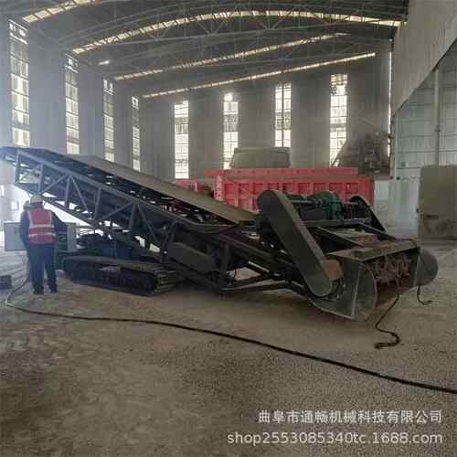 履带式沙装车扒TUO料效机 高率螺旋式扒机渣 遥控操作散煤取子料