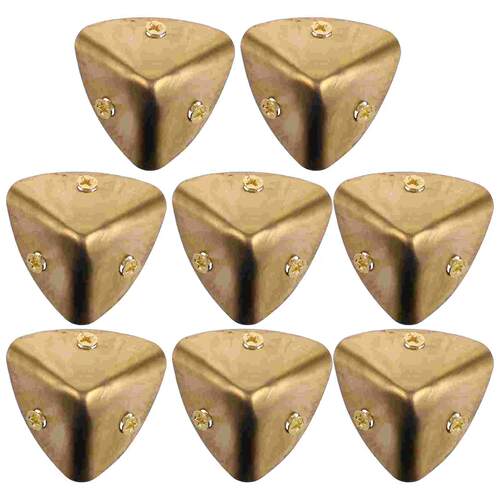 8 Pcs Wooden Box Corner Guards Cabinet Protectors Edges for