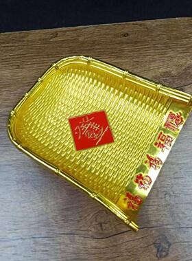 采购产品古董民国时期老式金蟾蜍簸箕，家居风水装饰，铜合金饰品