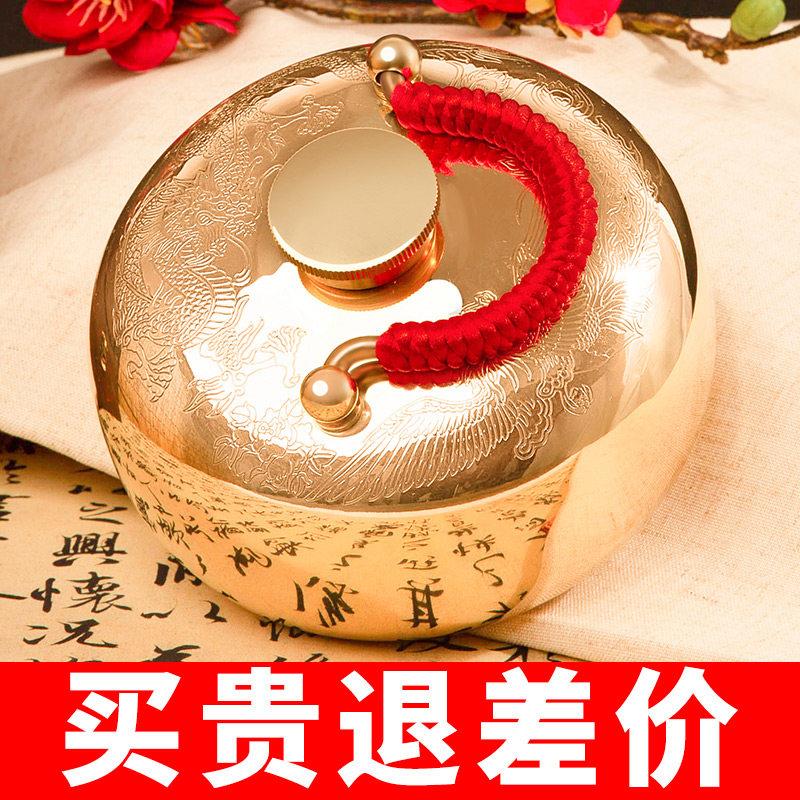 尜尜汤婆子纯铜加厚烫背铜壶推拿铜壶浴场按摩暖被窝复古风暖手炉