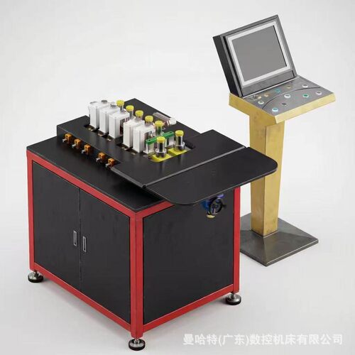 卧式三滚圆一体机全自动铝型材滚弯机CNC Profile Roll Bending