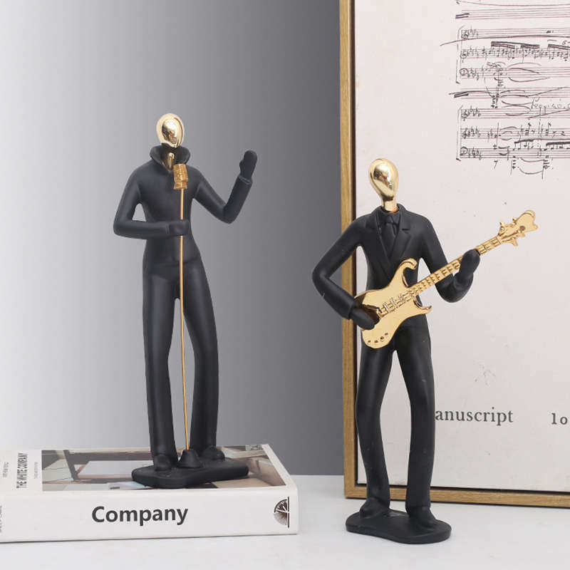 创意摆件轻奢高档客厅家居摆设高级书架酒柜装饰运动人物艺术模型