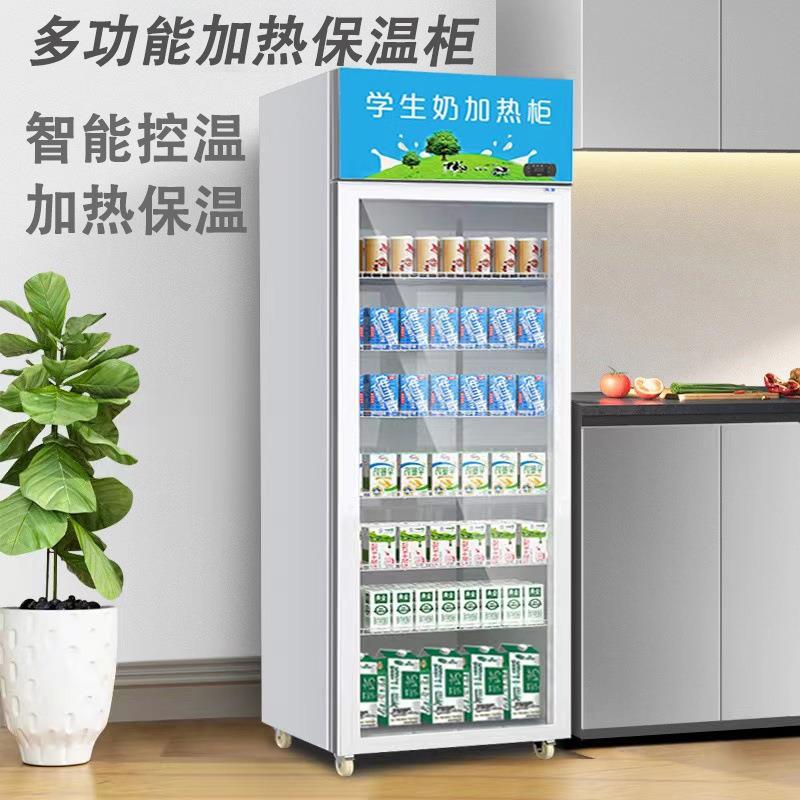 学生奶加热柜商用牛奶饮料外卖保温展示柜加热柜立式大容量加热箱