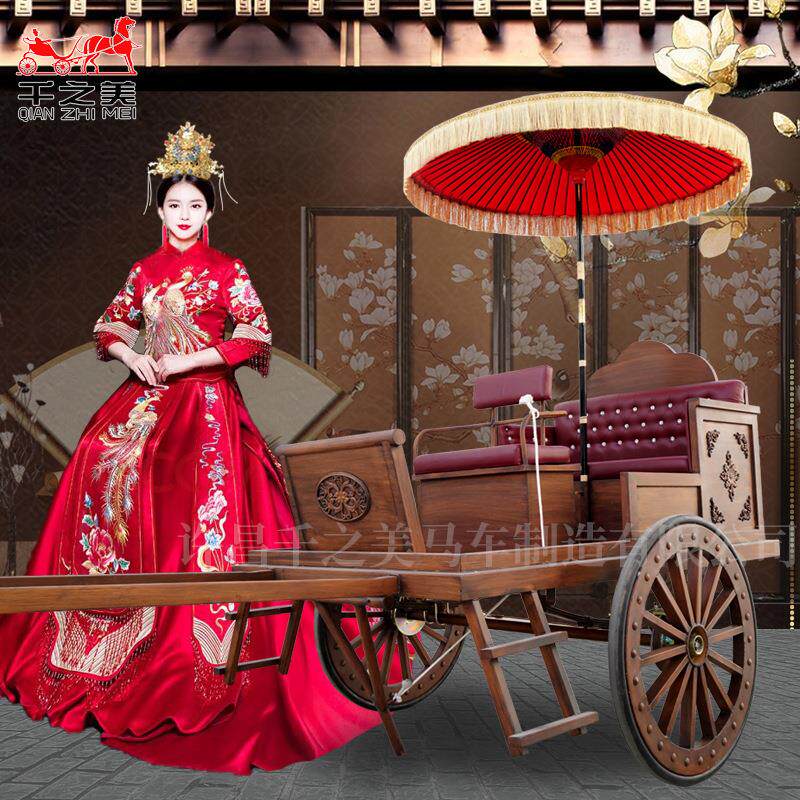 定金新中式汉代马车古代婚礼马车马术文化用品
