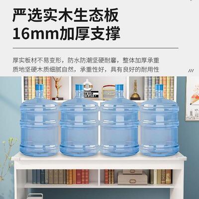 桌实家木书桌书组合一体桌ILU用连体书架学生写字简约电脑桌柜办