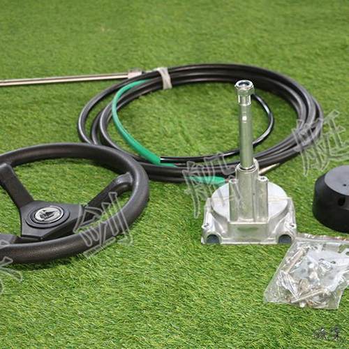 船用液压舵操纵台转向游船快艇方向线软船外机方向商用配件工具