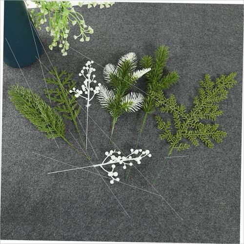 Pine needle tree wreath Handmade diy Christmas tree圣诞树