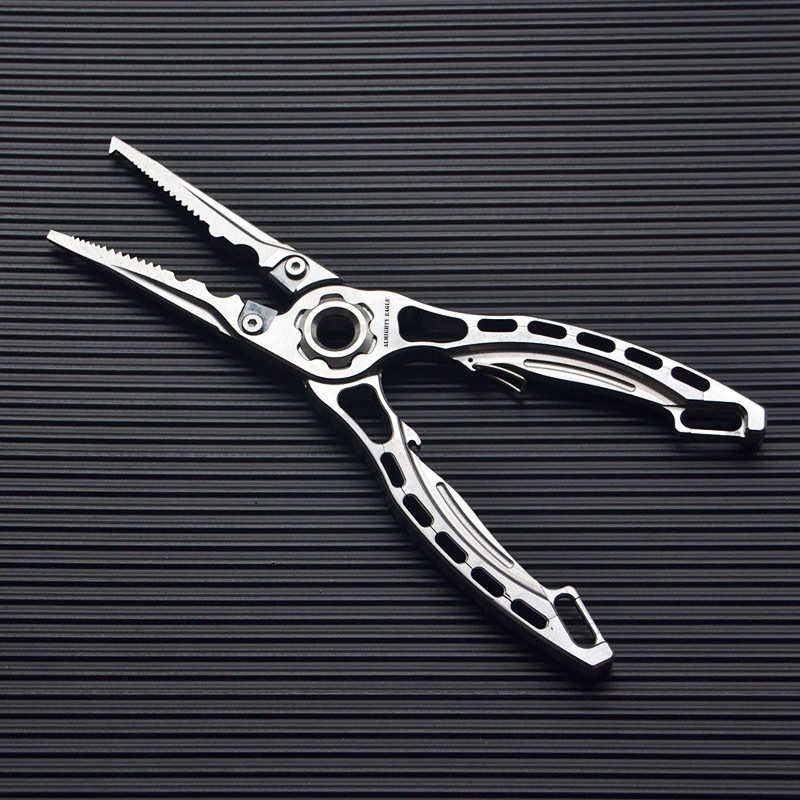 带控全钢质感户外钳亚卡扣一体化钳鱼钓鱼垂钓金属器新款路高精度