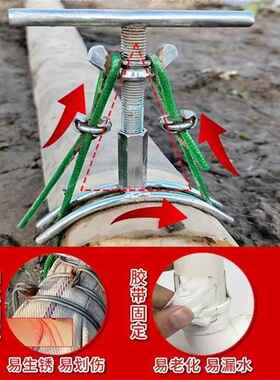 新型浇地水带卡子水泵抽水口卡箍出水口管夹钢丝便捷式水龙带夹子
