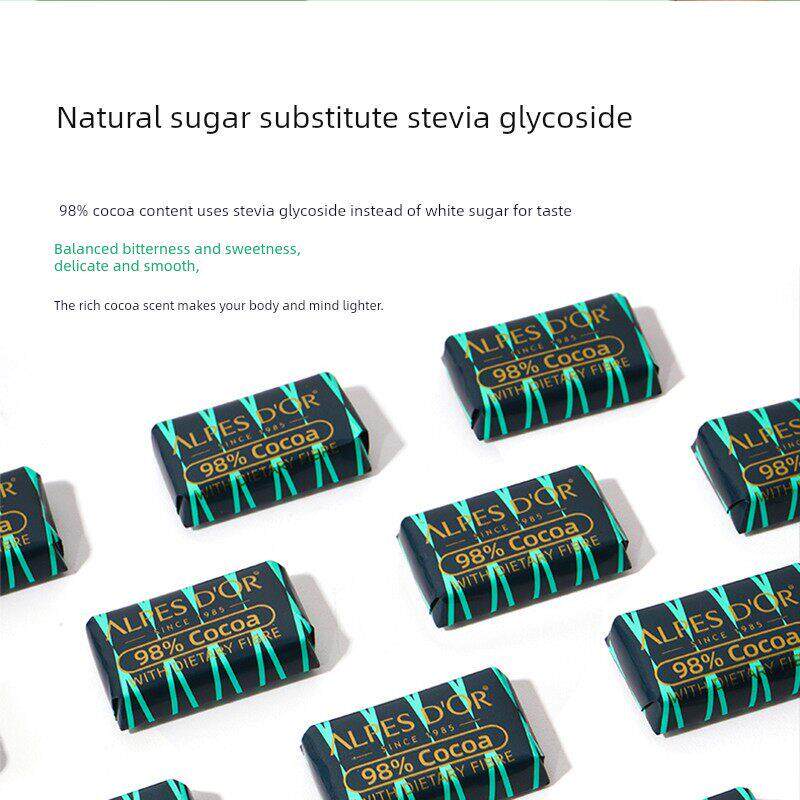 瑞士进口爱普诗零白砂糖黑巧克力98%黑巧可可脂醇正（代可可脂）