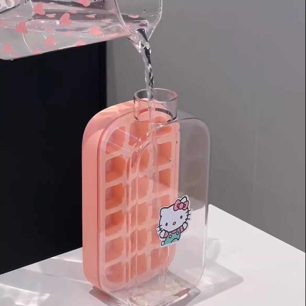 多巴胺冰格杯家用食品级按压冰格水壶水杯冰箱制冰盒冻冰块神器