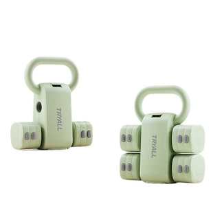 哑铃2KG5KG一对男女士健身家用可调节重量哑铃壶铃二合一健身器材