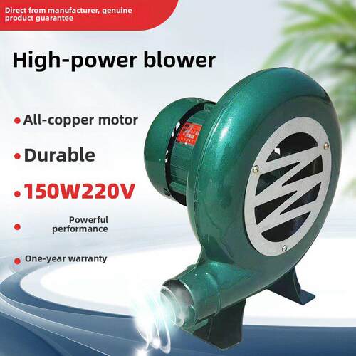 家用小型大功率220V交流烧烤吹炭炉助燃鸡蛋华夫饼强力风机