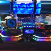 机械革命耀石苍龙笔记本外置水冷机一体机适配冰川磁散热自锁静音