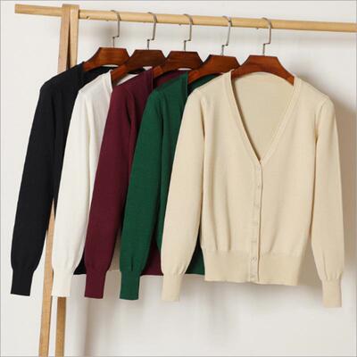 Dongguan Dalang knitted sweater women's cardigan silk