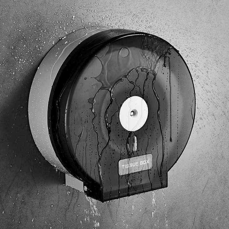 卫生间大卷纸盒壁挂式大盘酒店厕纸盒专商用公共厕所卷纸筒纸巾盒