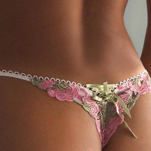 French High-quality Embroidery Sexy Floral Lace Ladies Under