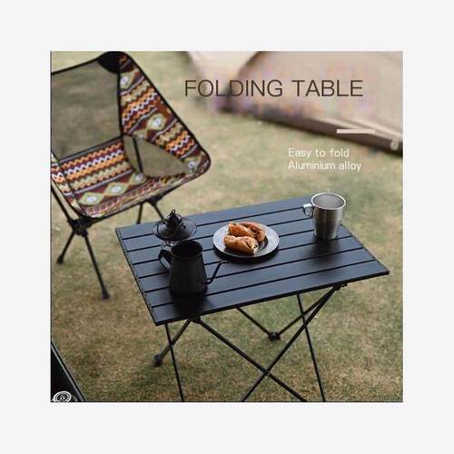 aluminium alloy camping table Portable foldable and chairs