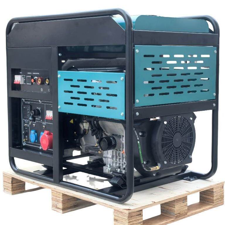 家用小型柴油发电机组工程厂区应急备用移动静音350a15KW柴油电焊