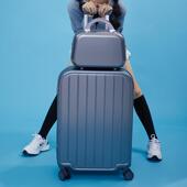 新款 行学李箱女日系小寸生20寸登机实耐用结小皮型轻便24旅行拉杆