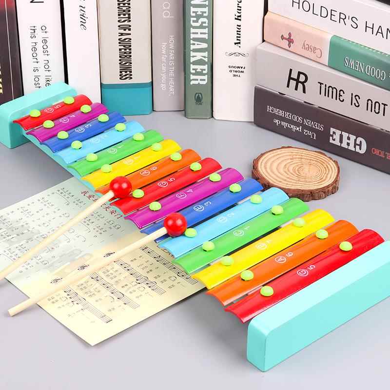 高档童15音琴手敲琴儿木琴铝铝琴专业片奥尔夫打击乐器益智音乐板