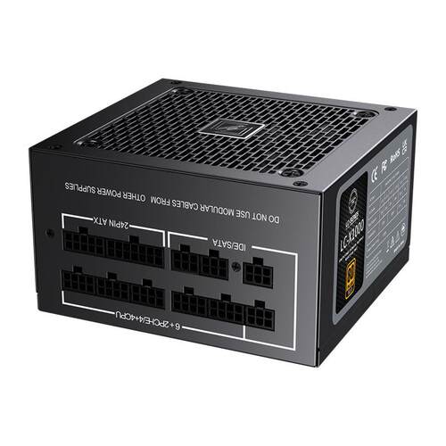雷利酷ATX1000W电源金牌全模组台式电脑额定1000W静音主机PC电源