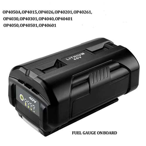 替代ryobi利优比40V电池OP4026A OP4050利优比鼓风机割草机电池