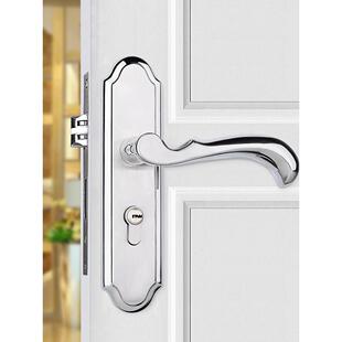 304不锈锁钢门卫生间STY房门门锁卧室锁实木大门锁室内执手锁加锁